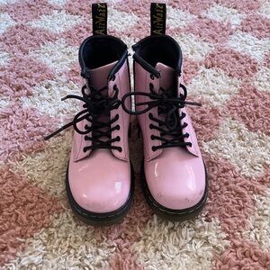 Dr. Martens Pink Kids Boots 10